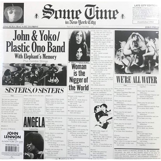 Пластинка John Lennon Yoko Ono Some Time In New York City ( 2 LP )